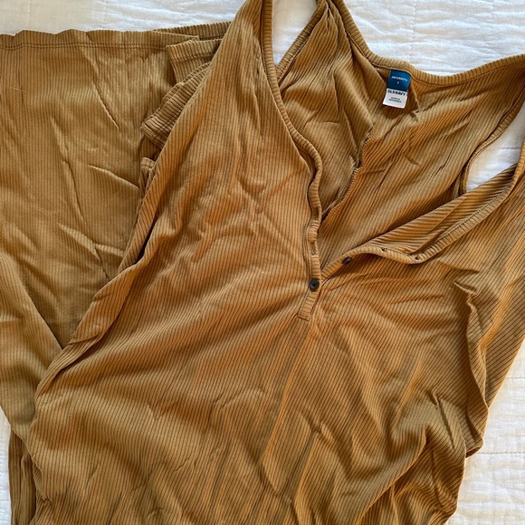 Old Navy Maternity Sleeveless Rib-Knit Henley Midi Dress - 2 Pack! Size Small - Picture 3 of 6